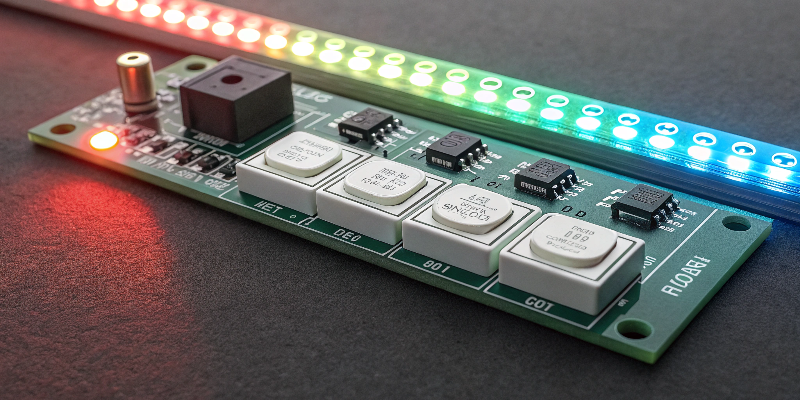 LED controller board LED strip controller board with multicolor lights