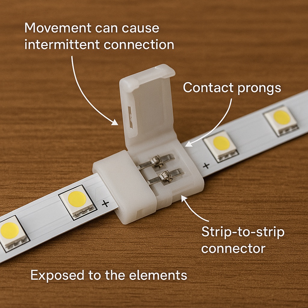 Annotated connector contact zones