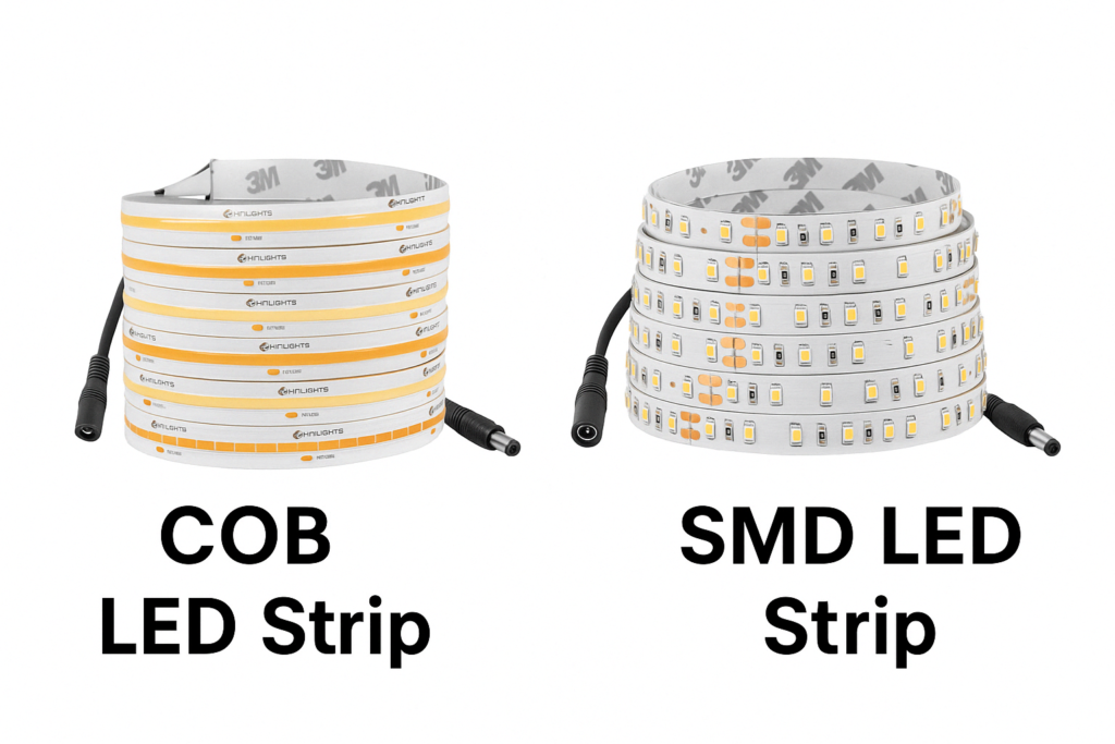 COB vs SMD led strip lights