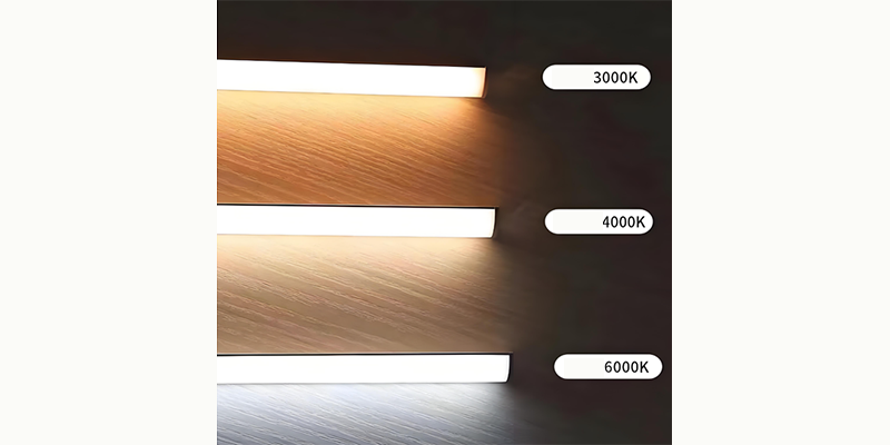LED strip lights color temperature comparison 3000K 4000K 6000K