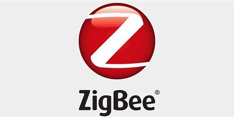Zigbee logo design Zigbee logo red and white icon