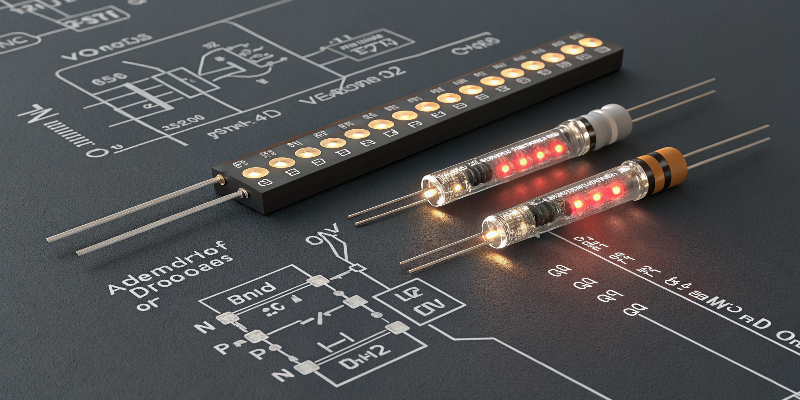 LED light tubes and strip on circuit board
