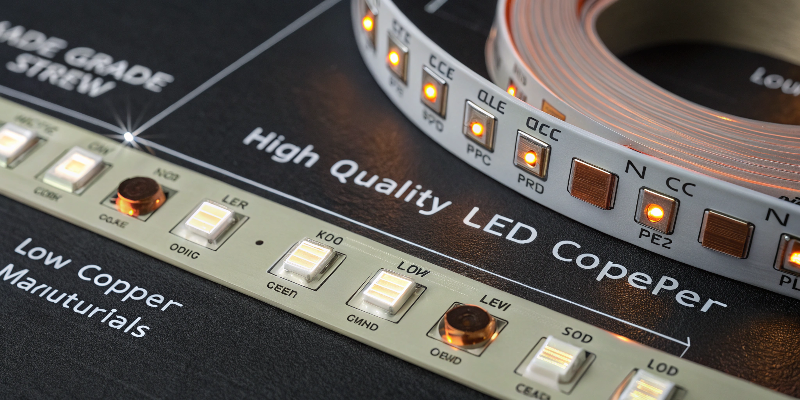 LED Strip Quality High quality LED strip with copper PCB