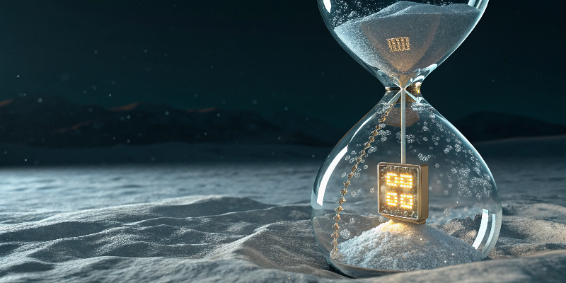 digital hourglass with led display