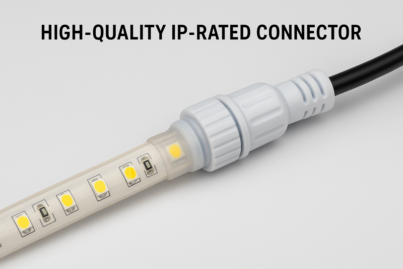 High-Quality IP-Rated Connector for Outdoor LED Strip