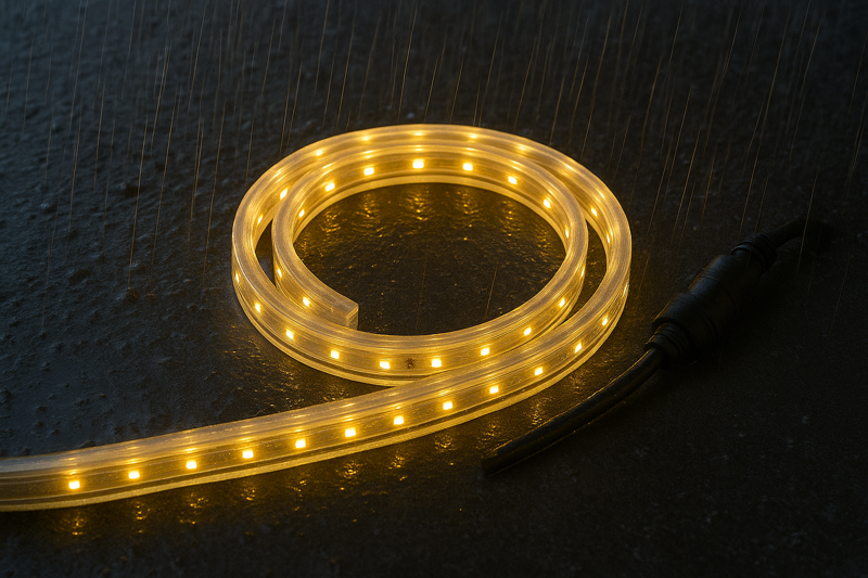 Outdoor LED Strip Light Enduring Heavy Rain