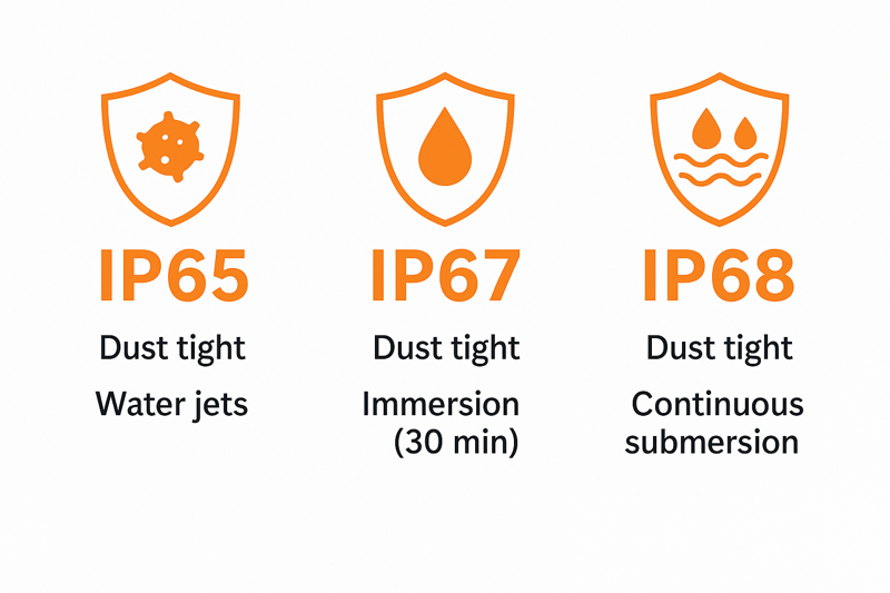IP rating icon chart
